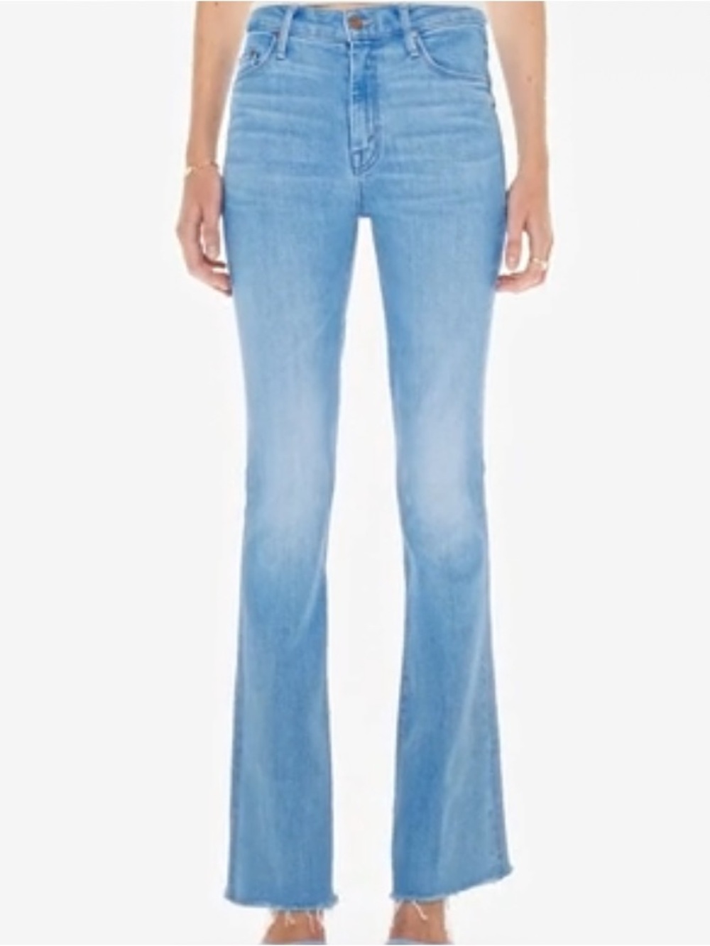 MOTHER The Weekender Layover Flare Jeans Size 25 High Rise